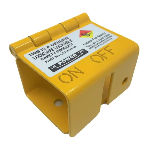 STARTER ISOLATOR YELLOW LOCKABLE BRACKET